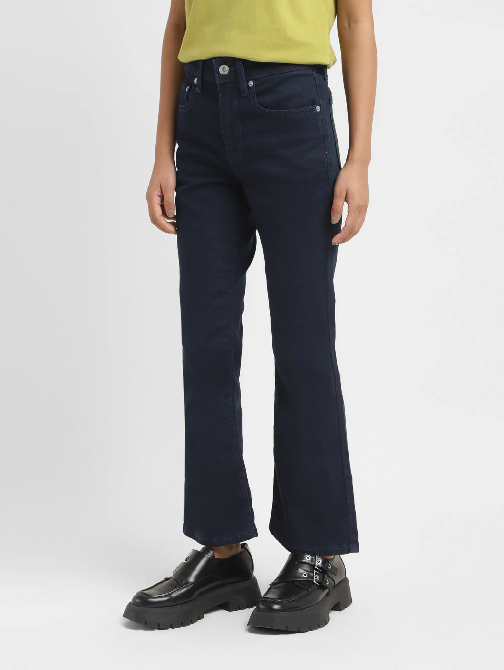 Women's 725 Blue Bootcut Fit High Rise Jeans - Image 5
