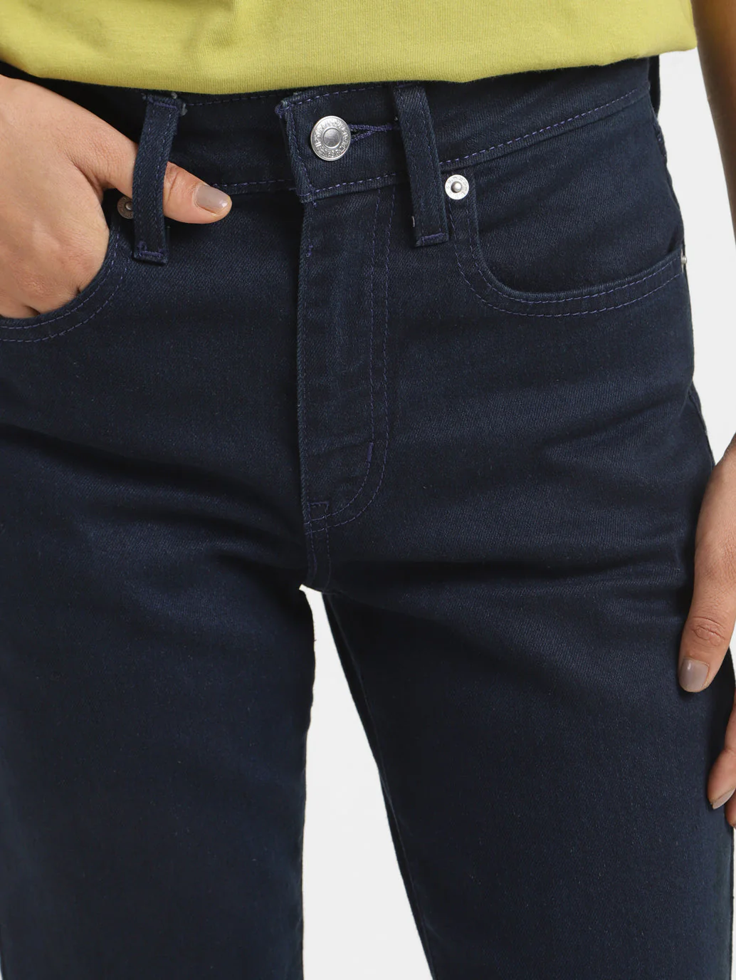 Women's 725 Blue Bootcut Fit High Rise Jeans - Image 6