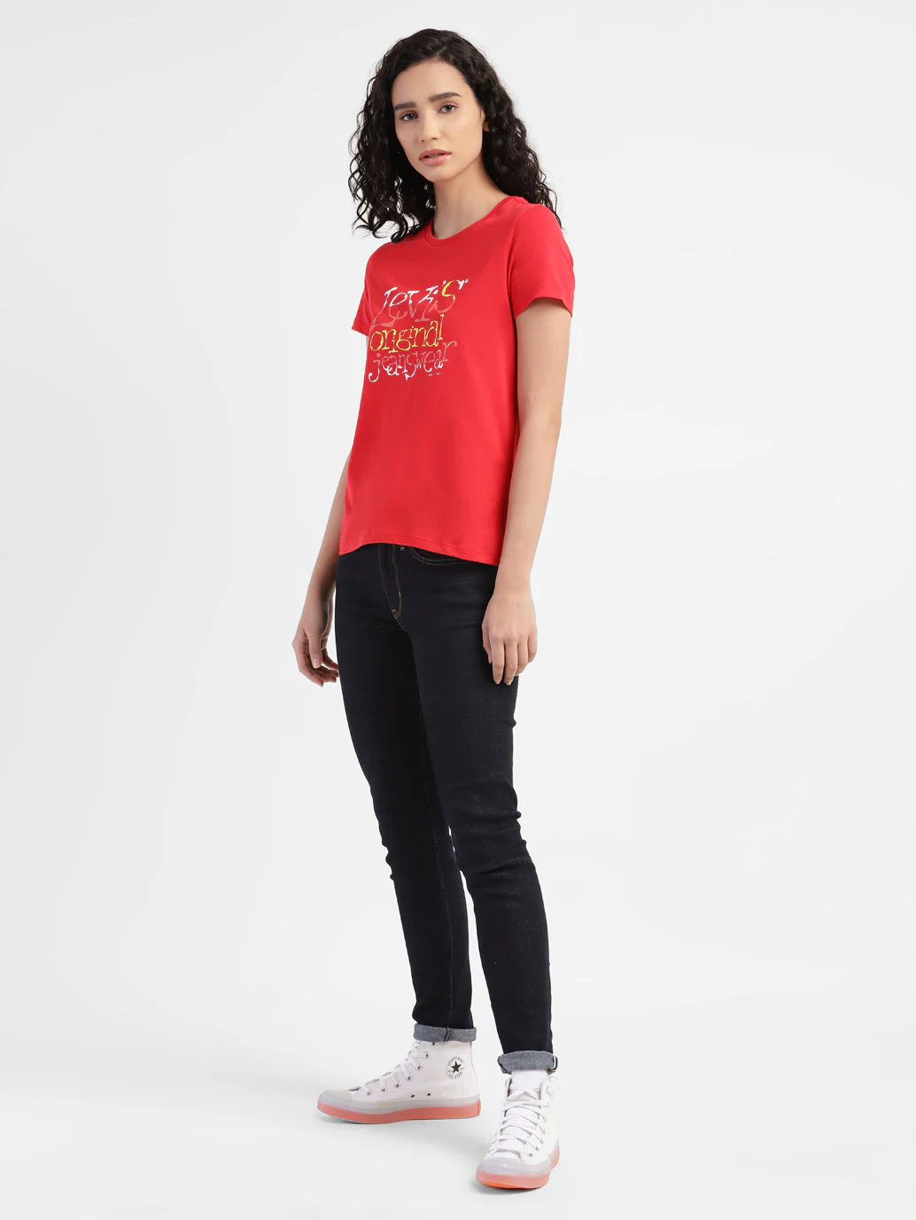 Women's 711 Blue Skinny Fit Mid Rise Jeans