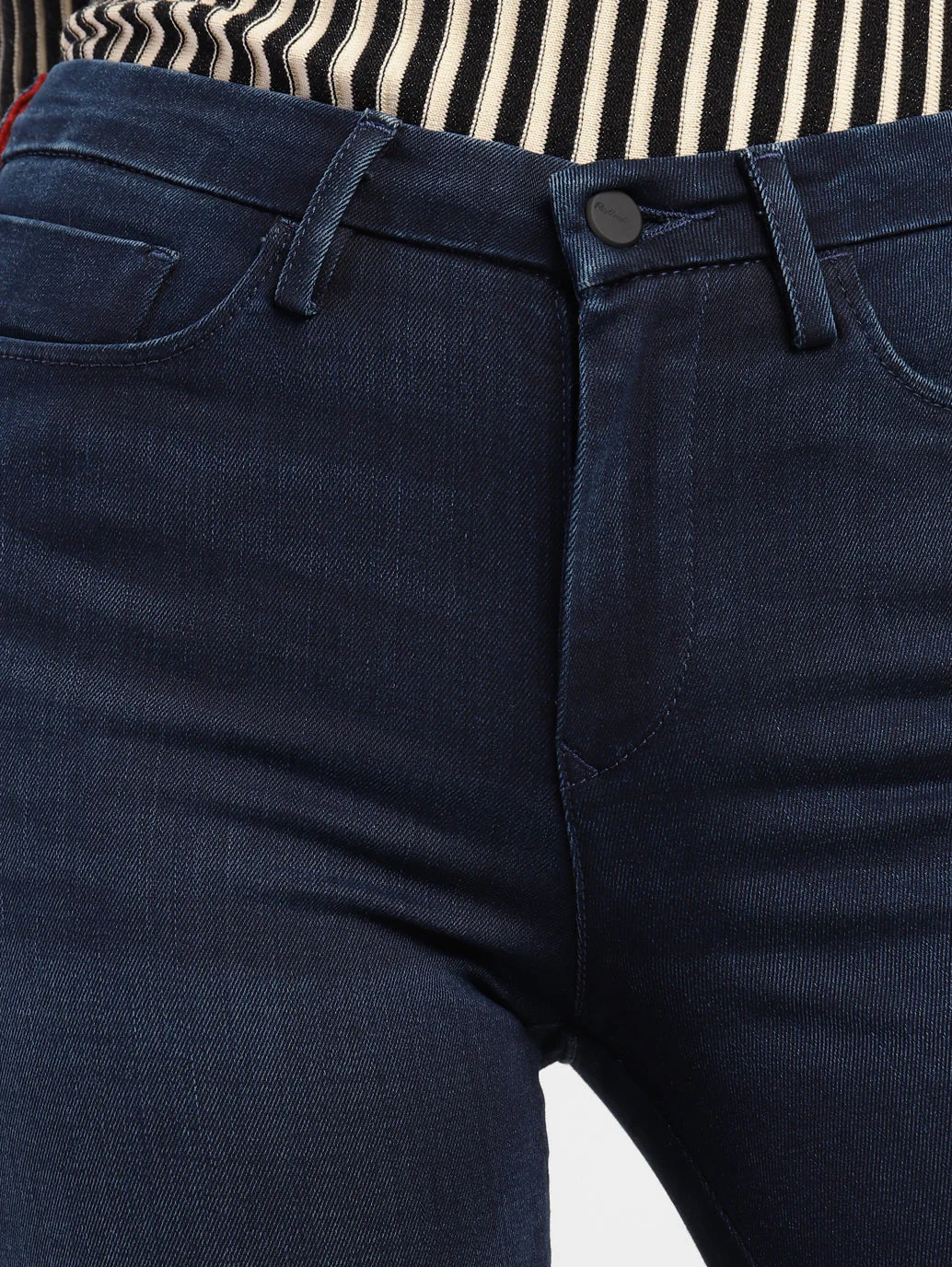 Women's 711 Blue Skinny Fit Mid Rise Jeans - Image 5