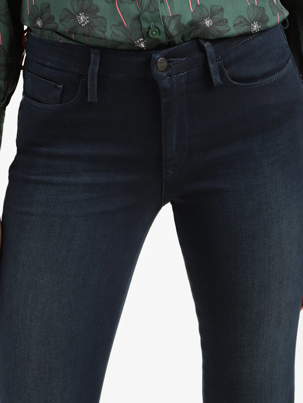 Women's 711 Blue Skinny Fit Mid Rise Jeans - Image 5