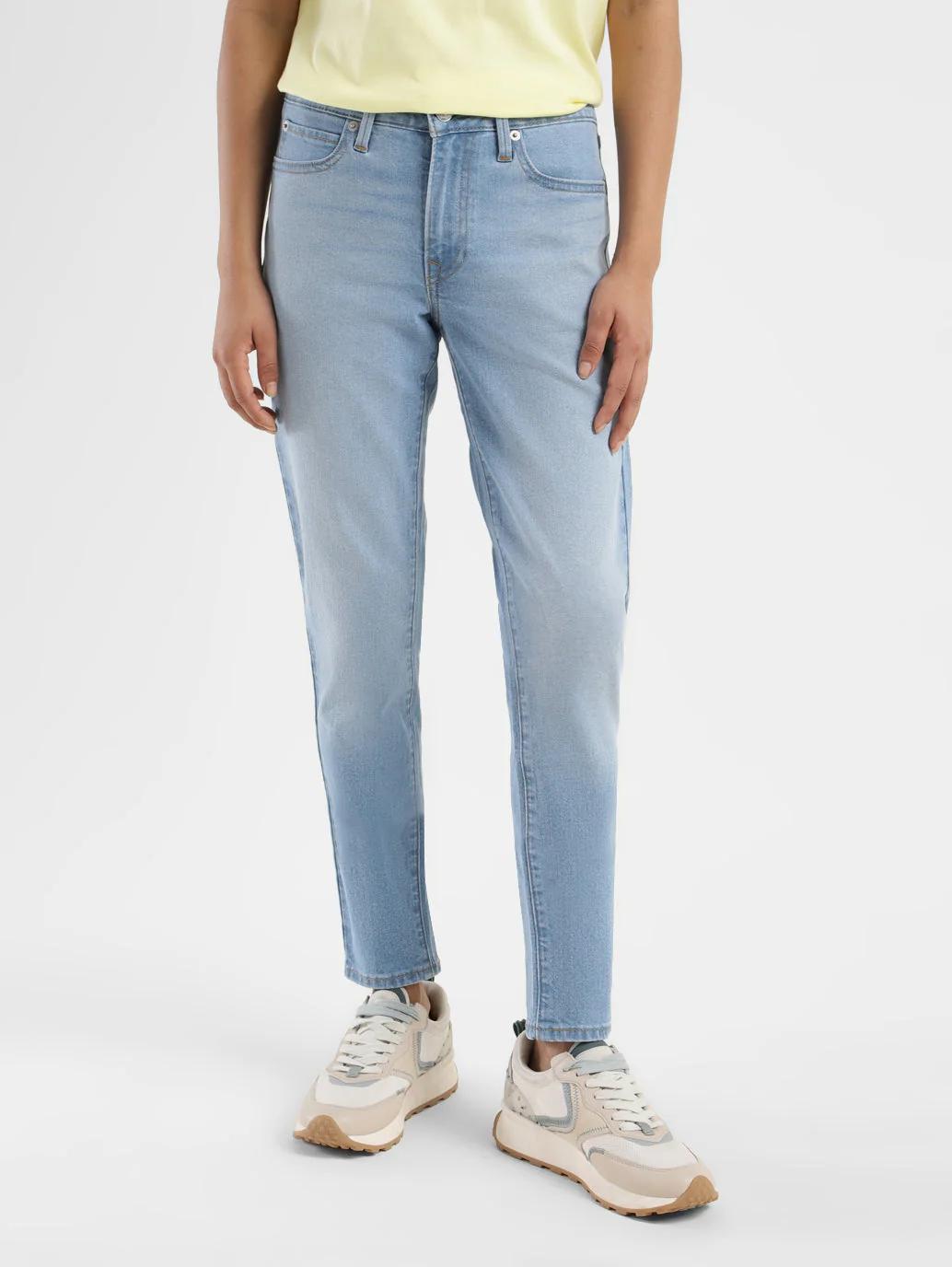 Women's 711 Blue Skinny Fit Mid Rise Jeans - Image 2