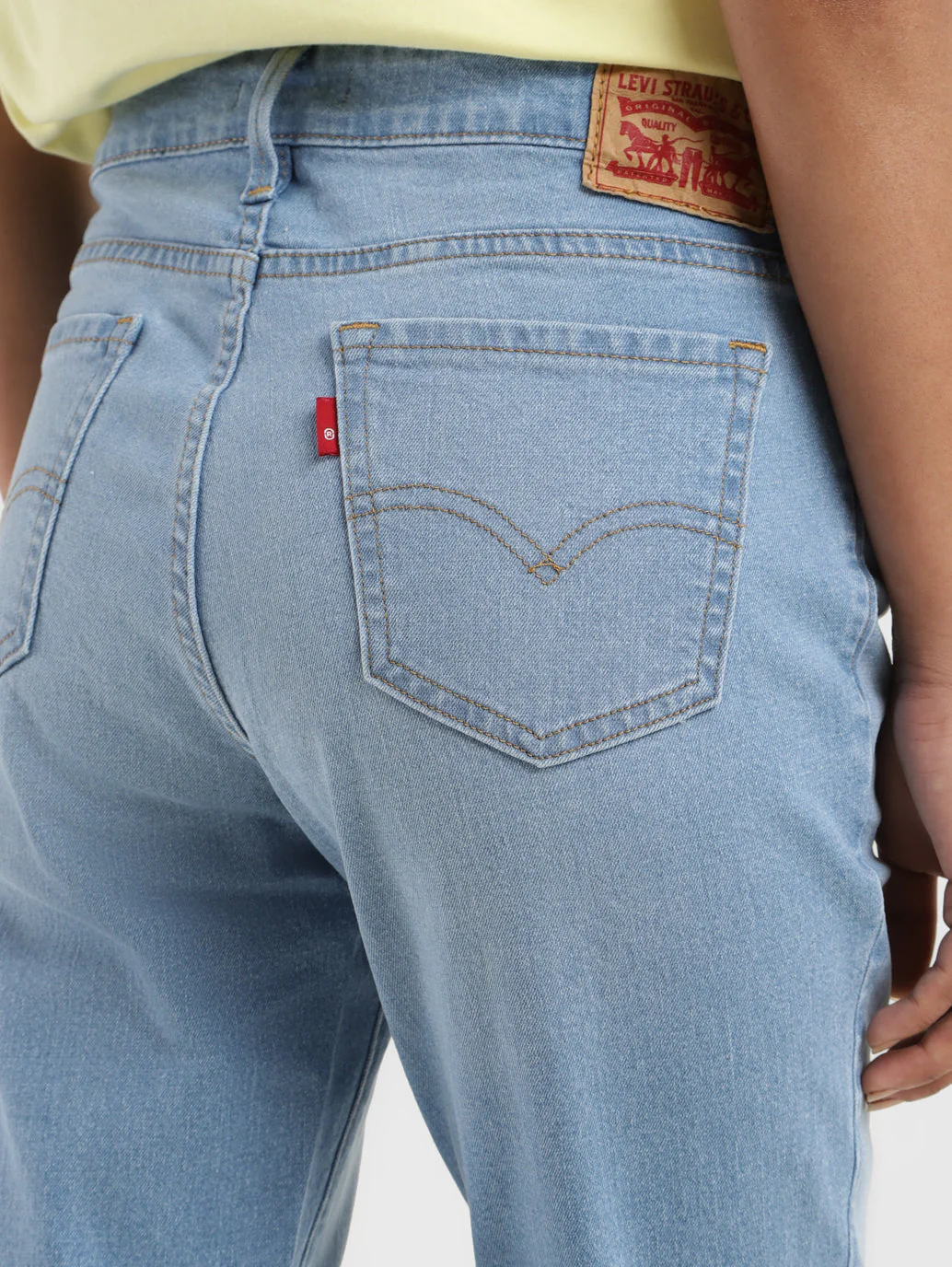 Women's 711 Blue Skinny Fit Mid Rise Jeans - Image 5