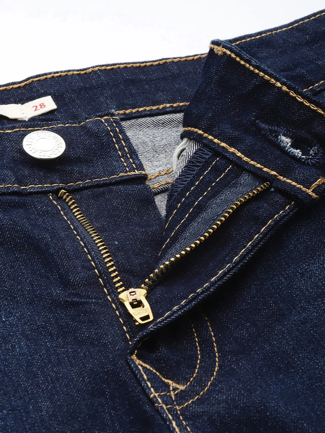 Women's 711 Blue Skinny Fit Mid Rise Jeans - Image 5