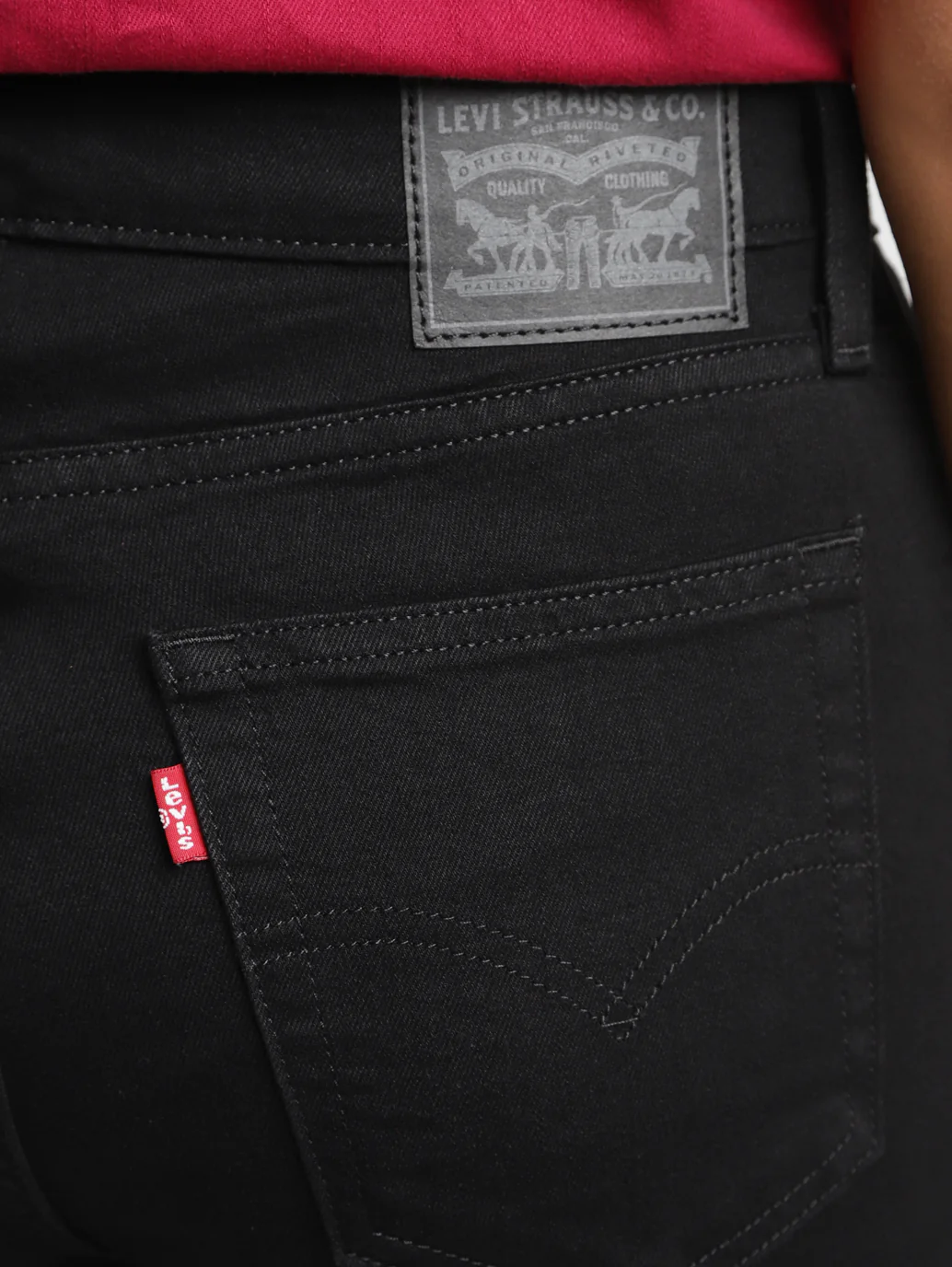 Women's 725 Black Bootcut Fit High Rise Jeans - Image 9