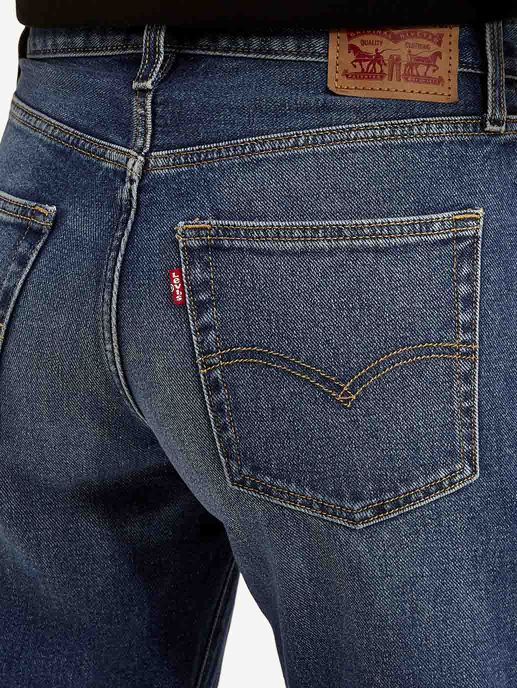 Women's 94 Blue Baggy Fit Mid Rise Jeans - Image 6