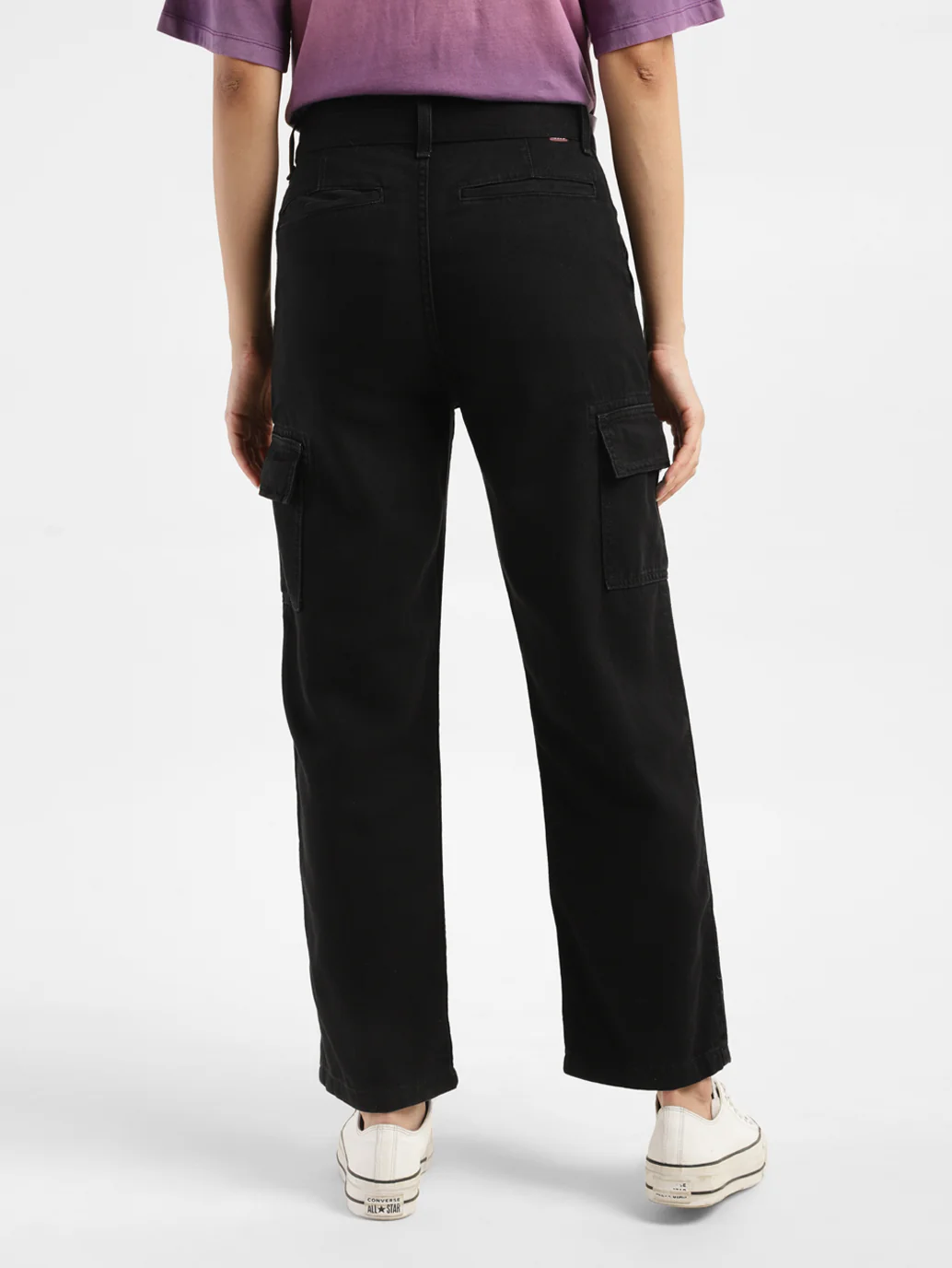 Women's Mid Rise 94 Baggy Fit Cargo Jeans - Image 2
