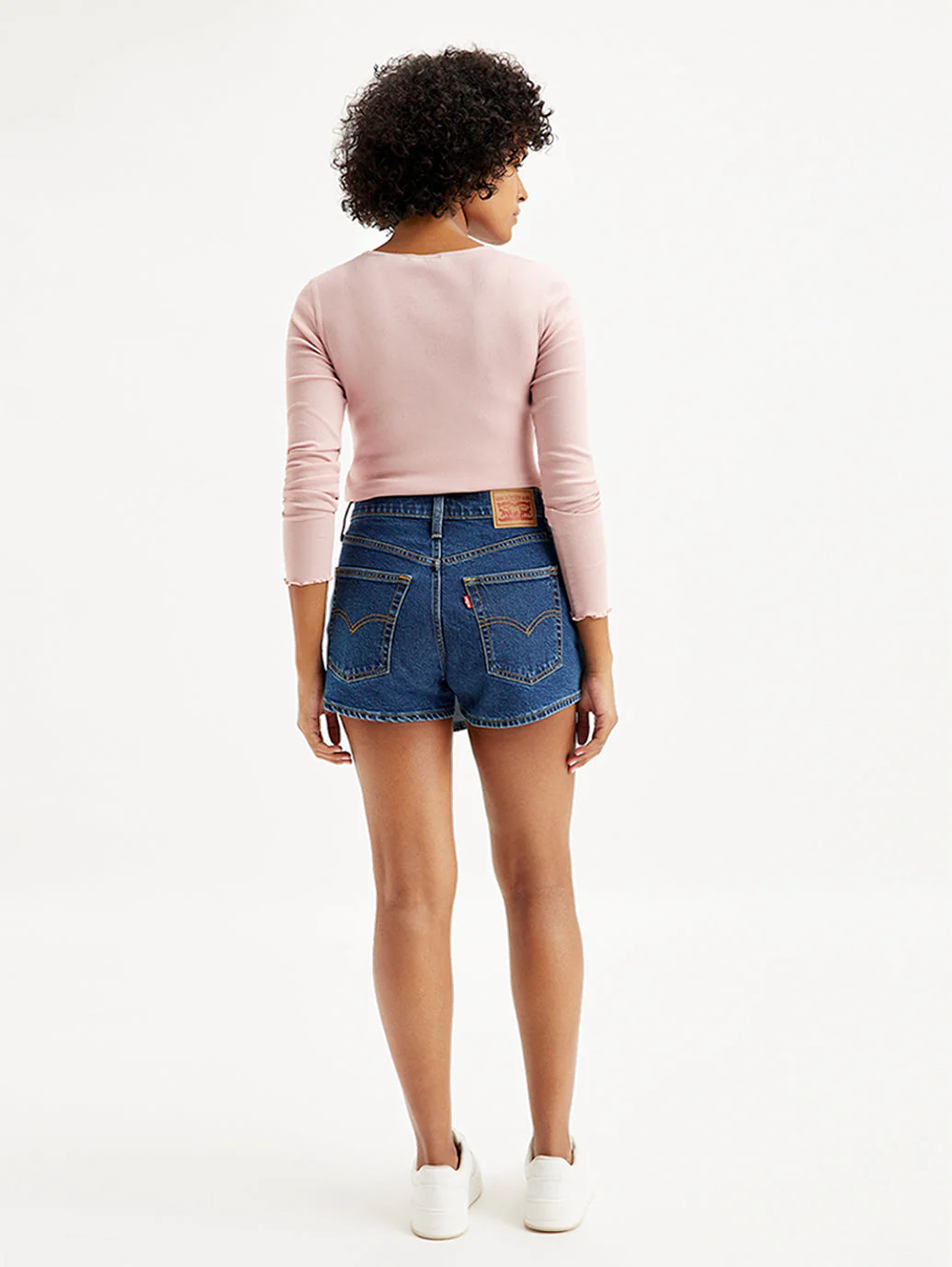 Women's Redloop Mid Rise Blue Regular Fit Skort - Image 5