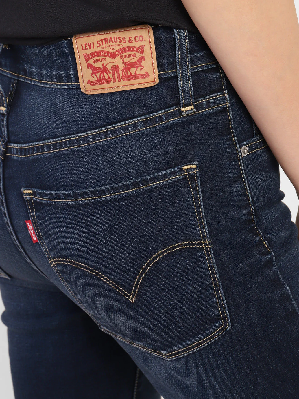 Women's 725 Blue Bootcut Fit High Rise Jeans - Image 8