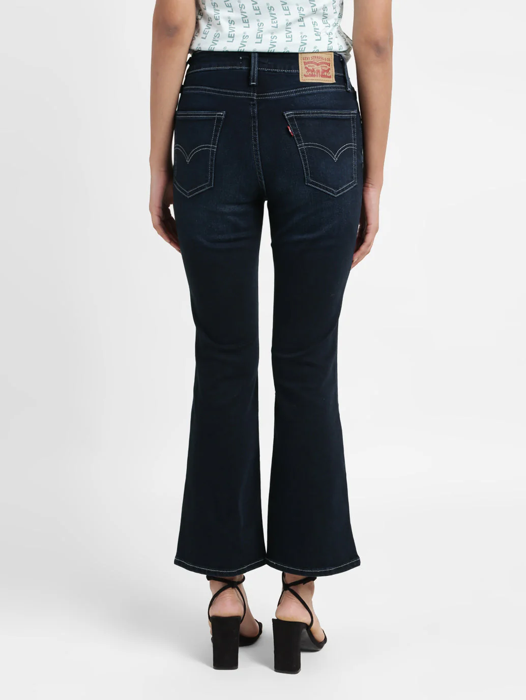 Women's 725 Black Bootcut Fit High Rise Jeans - Image 3