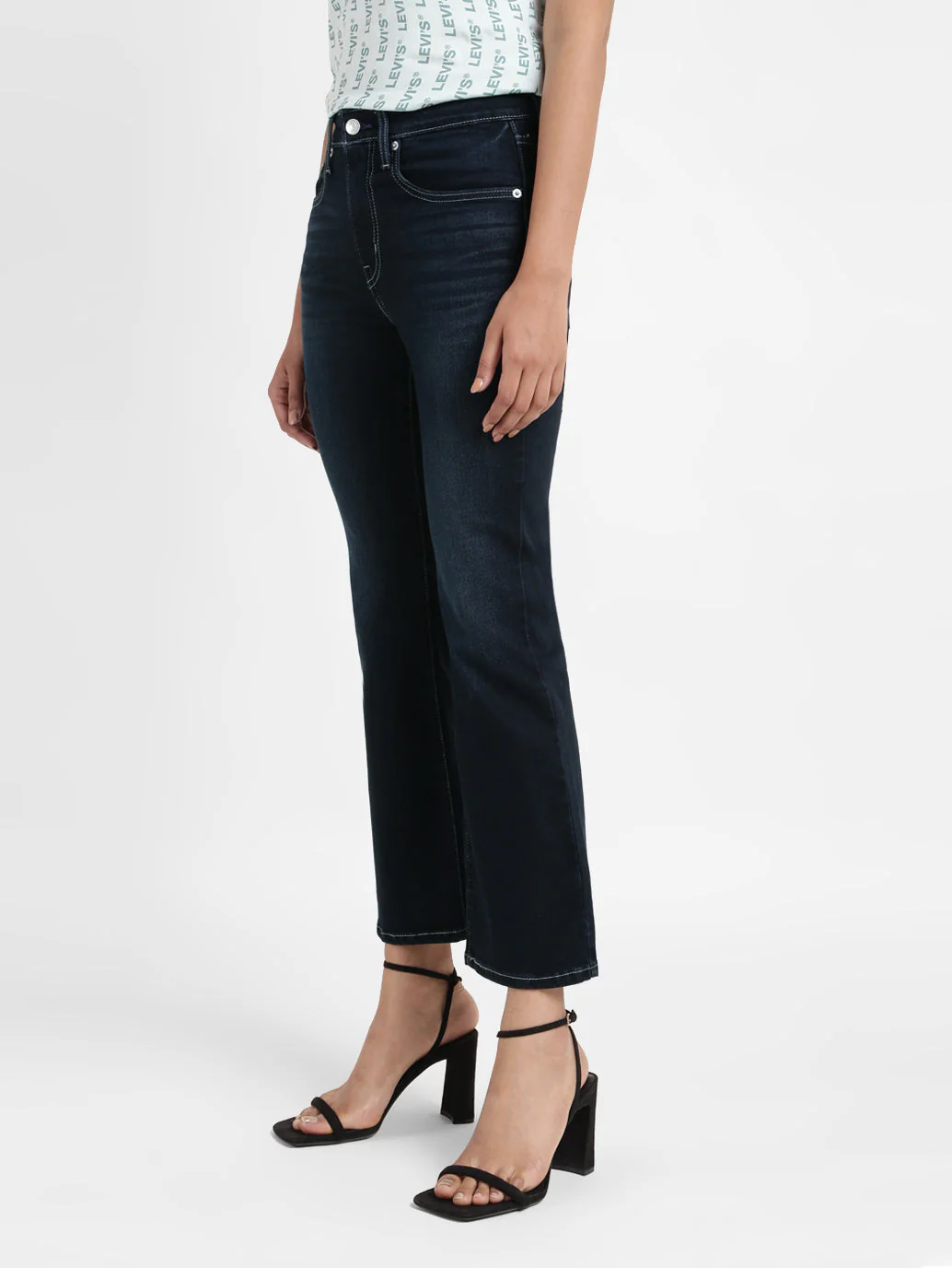 Women's 725 Black Bootcut Fit High Rise Jeans - Image 5