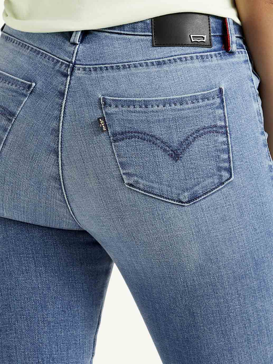 Women's Redloop 725 Blue Bootcut Fit High Rise Jeans - Image 5
