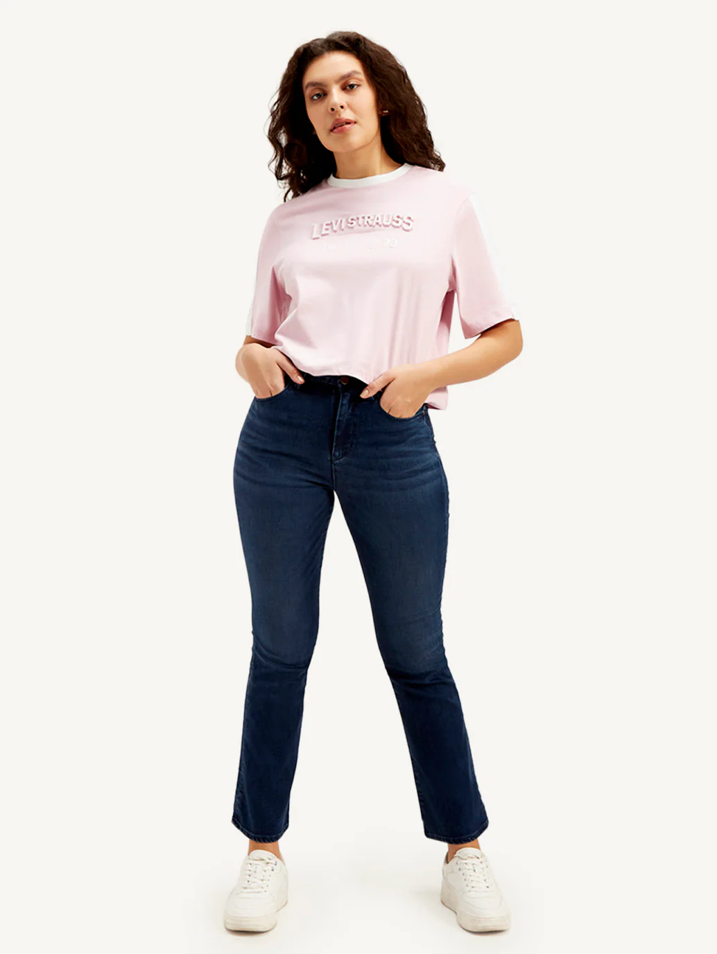Women's Redloop 725 Blue Bootcut Fit High Rise Jeans