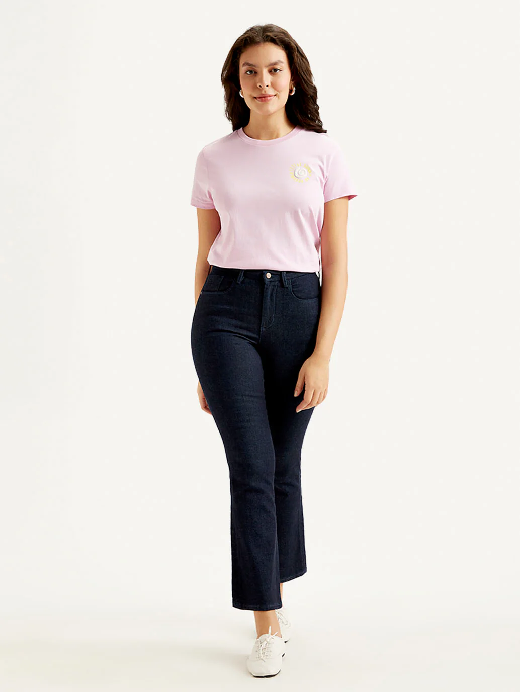 Women's Redloop 725 Navy Blue Bootcut Fit High Rise Jeans - Image 3