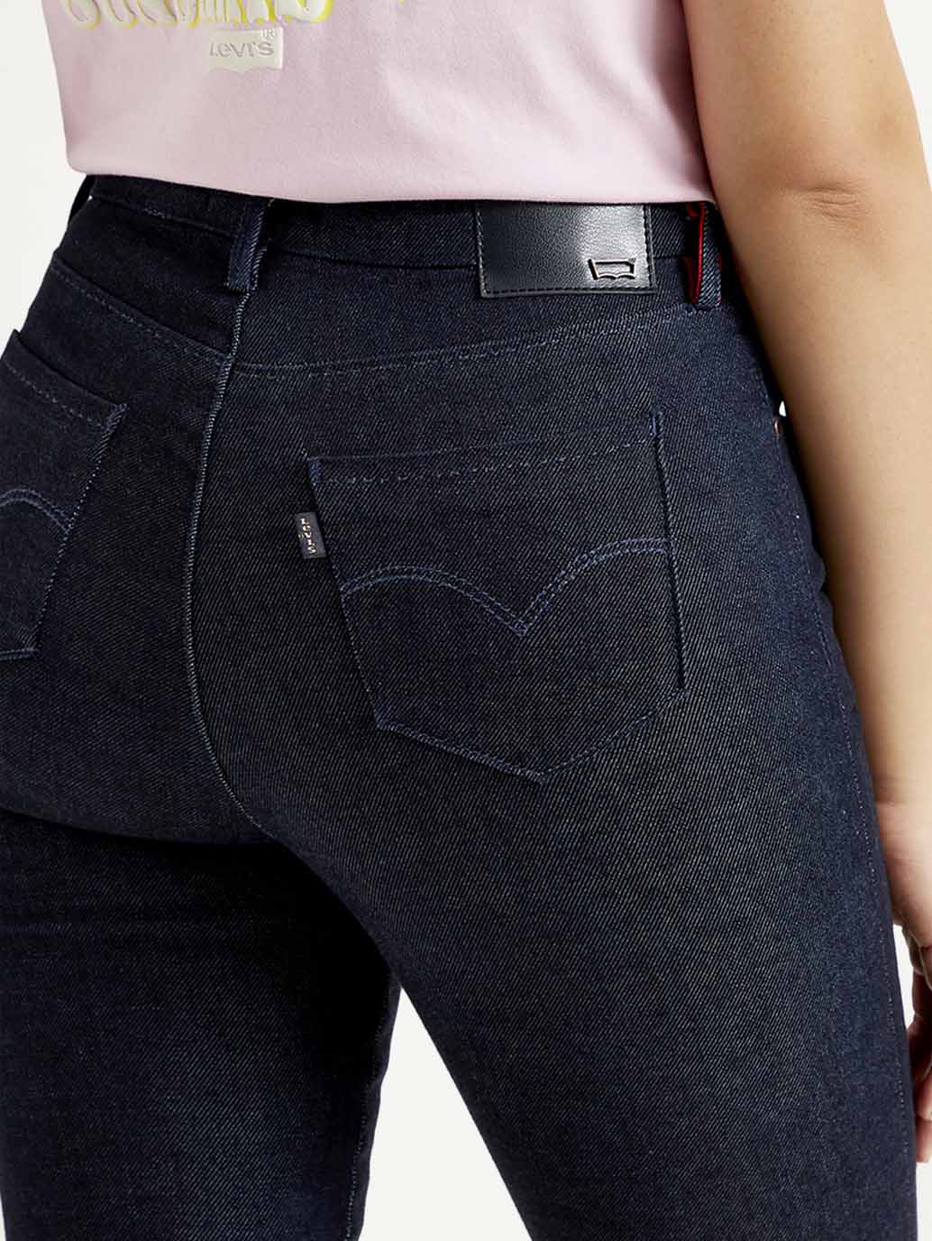 Women's Redloop 725 Navy Blue Bootcut Fit High Rise Jeans - Image 5