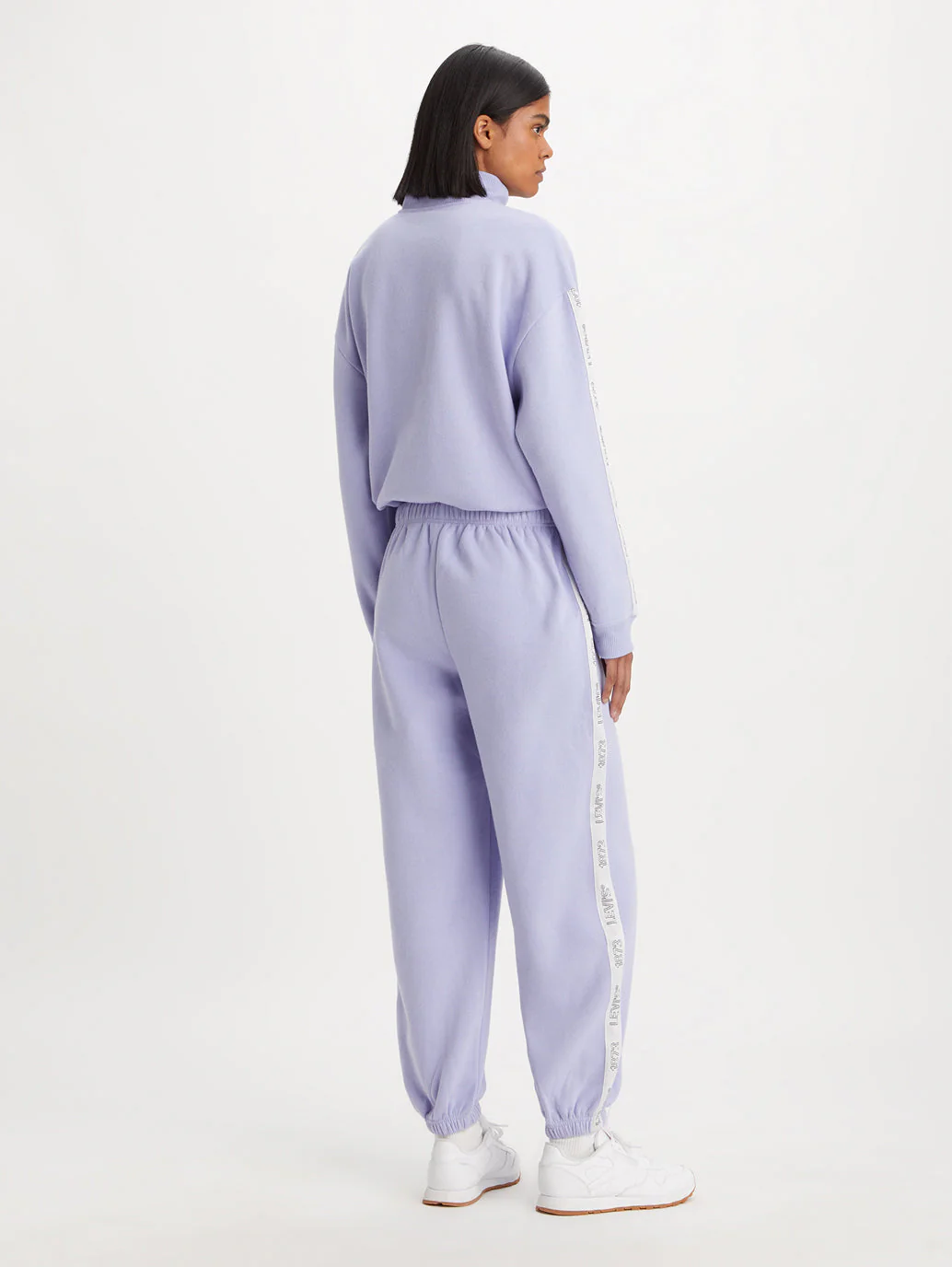 Women's Mid Rise Lavender Jogger Trousers - Image 2