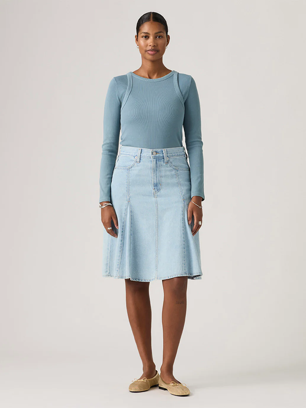 Levi's Women's Godet Knee Length Skirt - Image 2