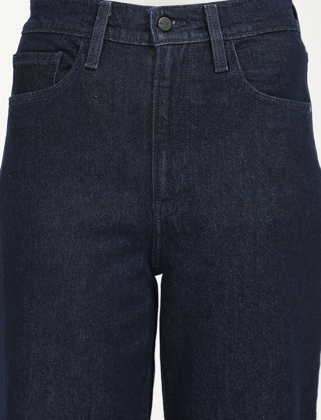 Women's Redloop Mid Rise Navy Bootcut Trousers - Image 3