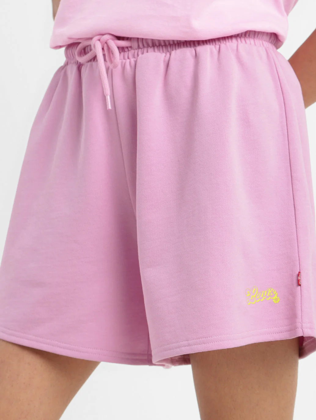 Women's Mid Rise Pink Regular Fit Shorts - Image 6