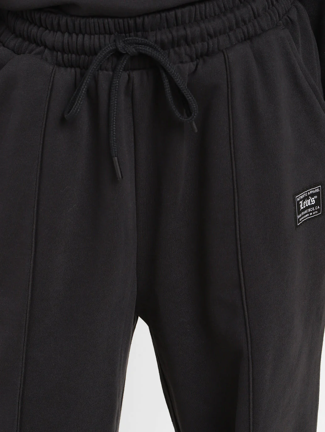 Women's Mid Rise Black Regular Fit Joggers - Image 5