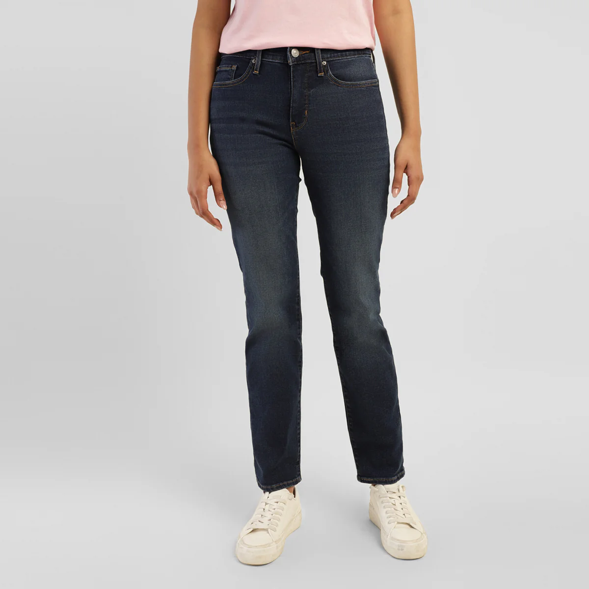 Women's 314 Blue Straight Fit High Rise Jeans - Image 2
