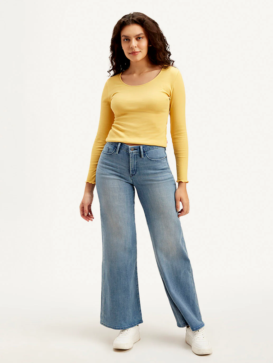 Women's Redloop 312 Blue Straight Fit Mid Rise Jeans - Image 2
