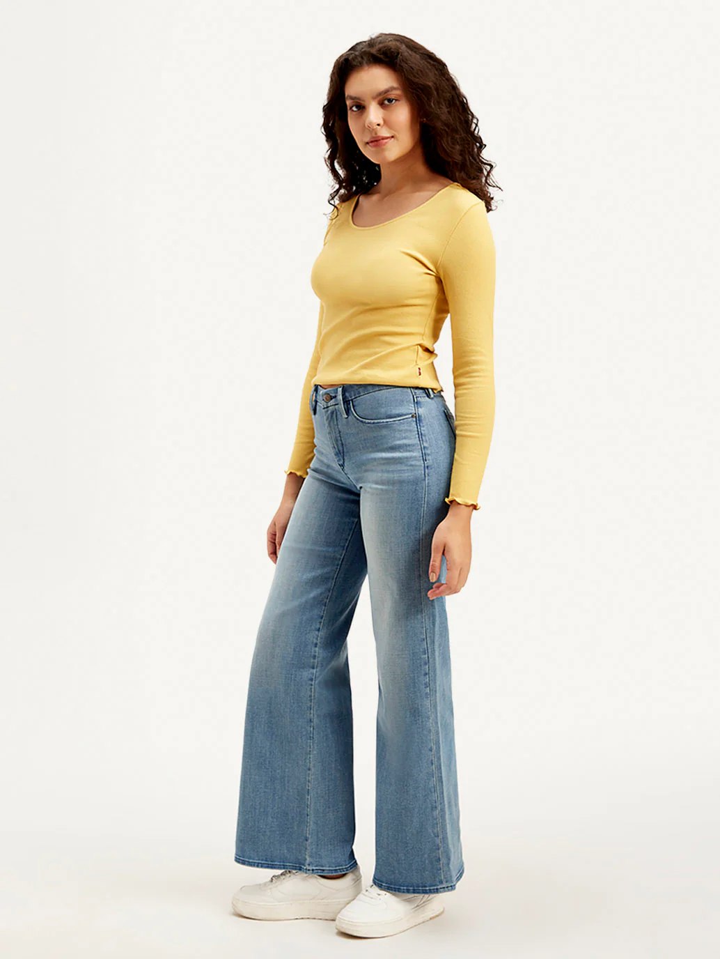 Women's Redloop 312 Blue Straight Fit Mid Rise Jeans - Image 5