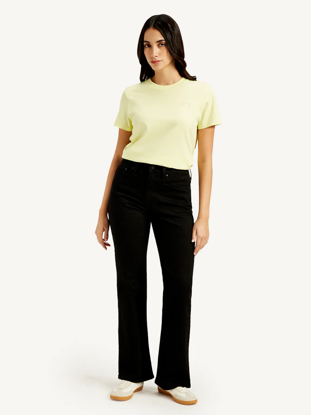 Women's Black Wedgie Bootcut Fit Mid Rise Jeans - Image 2