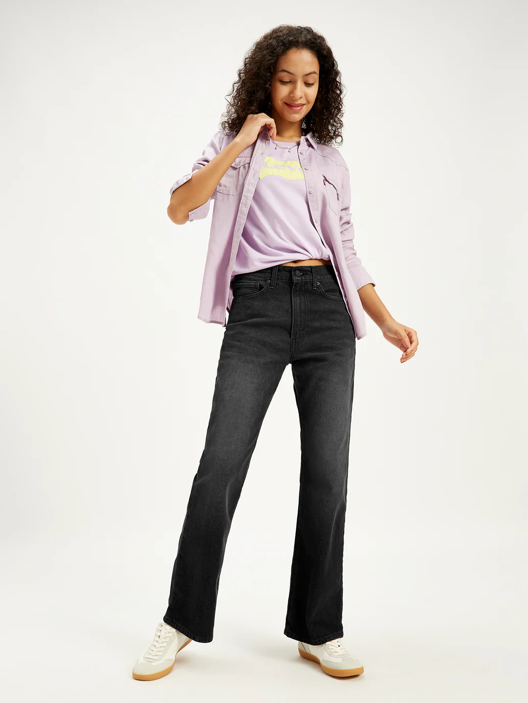 Women's Black Wedgie Bootcut Fit Mid Rise Jeans