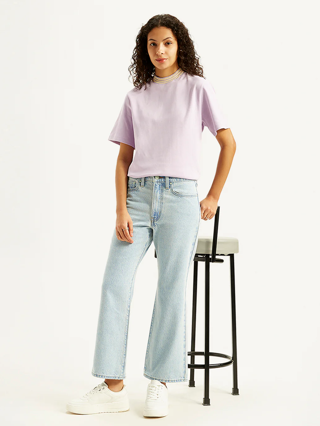 Women's Blue Wedgie Bootcut Fit Mid Rise Jeans - Image 3