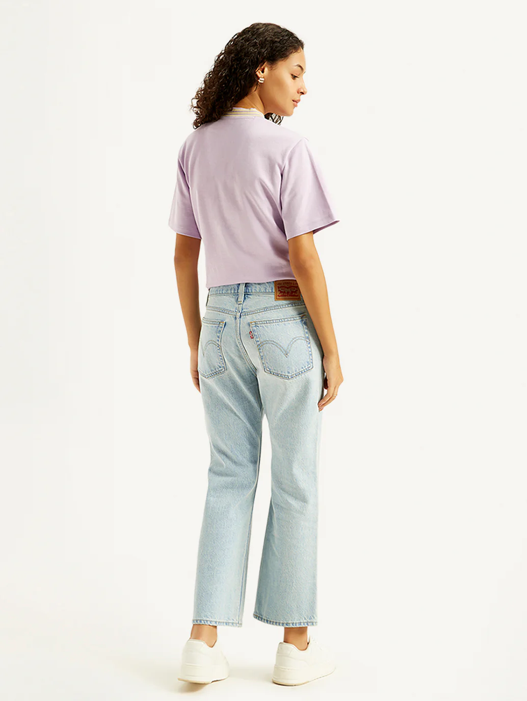 Women's Blue Wedgie Bootcut Fit Mid Rise Jeans - Image 5