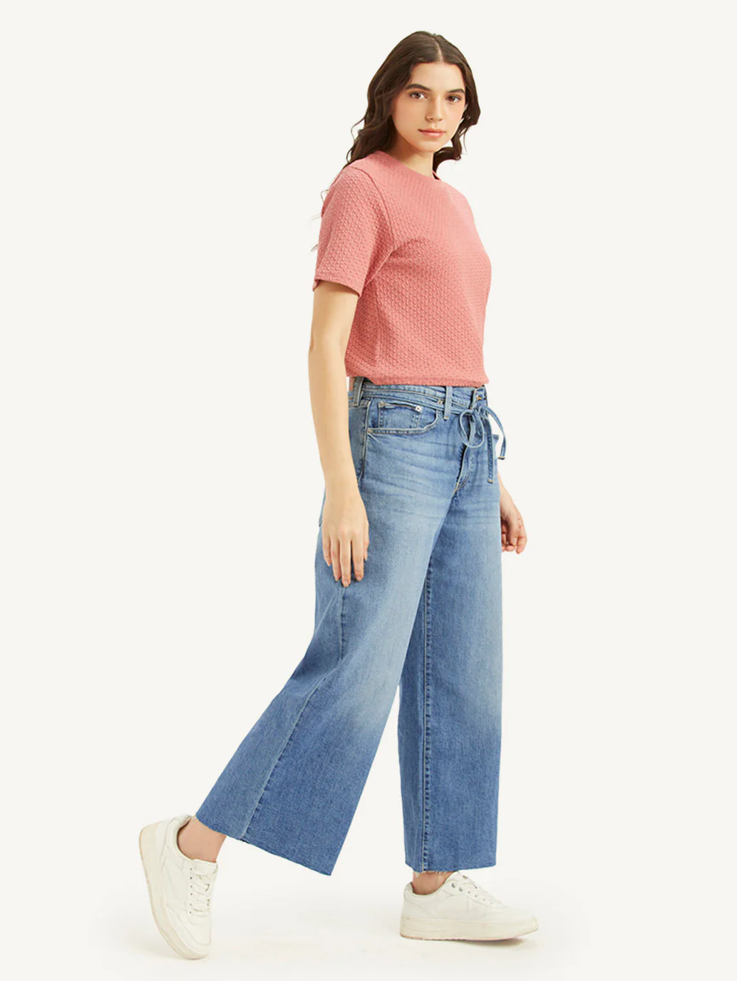 Women's Blue XL Straight Fit Mid Rise Jeans - Image 6
