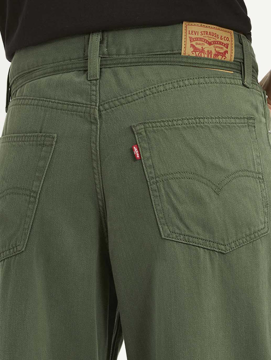 Women's Green XL Straight Fit Mid Rise Jeans - Image 5