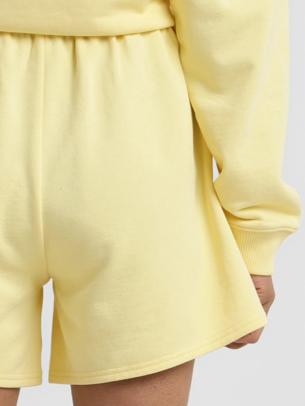 Women's Mid Rise Yellow Regular Fit Shorts - Image 5