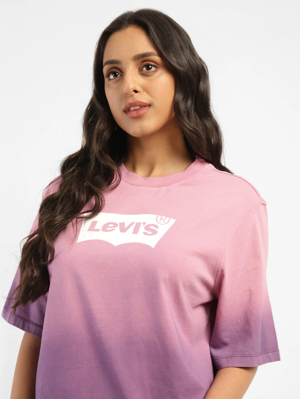 Women's Ombre Loose Fit Relaxed Fit T-shirt - Image 5