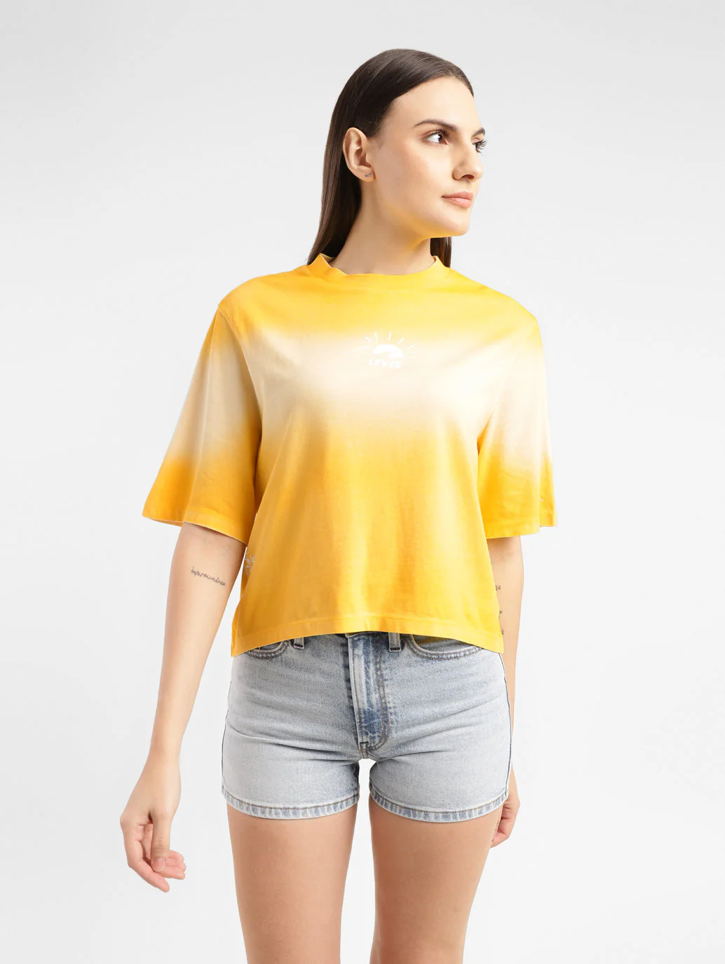 Women's Ombre Relaxed Fit T-Shirt - Image 2