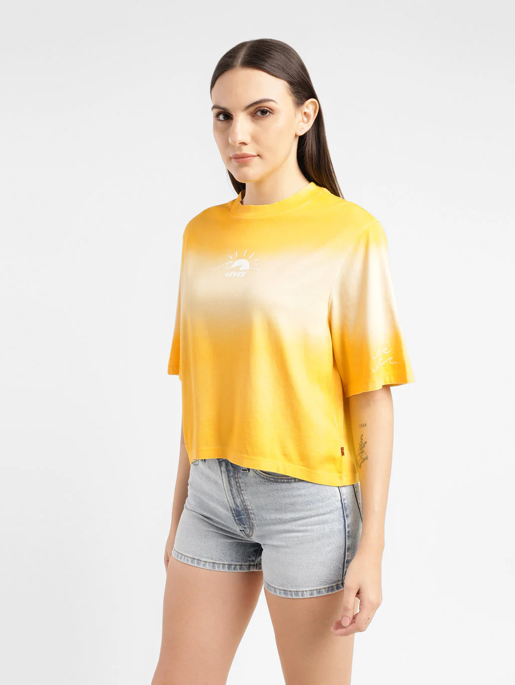 Women's Ombre Relaxed Fit T-Shirt - Image 4