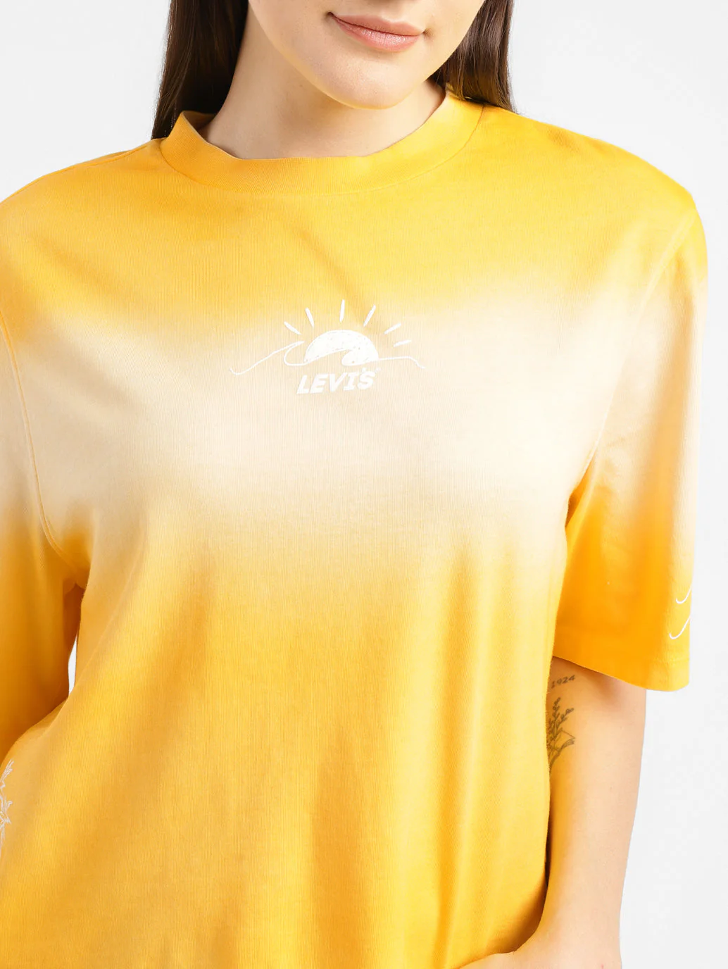 Women's Ombre Relaxed Fit T-Shirt - Image 5