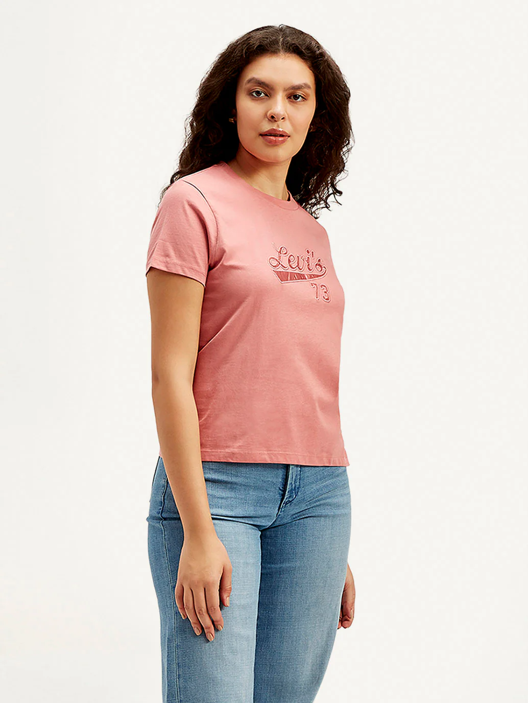Women's Patchwork Crew Neck T-shirt - Image 5