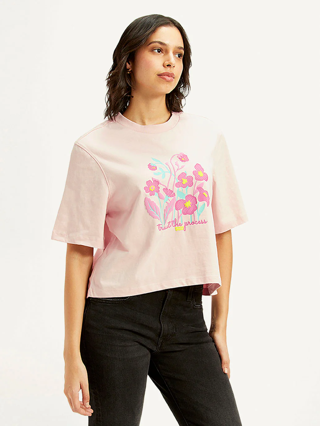 Women's Printed Boxy Fit T-Shirt - Image 4