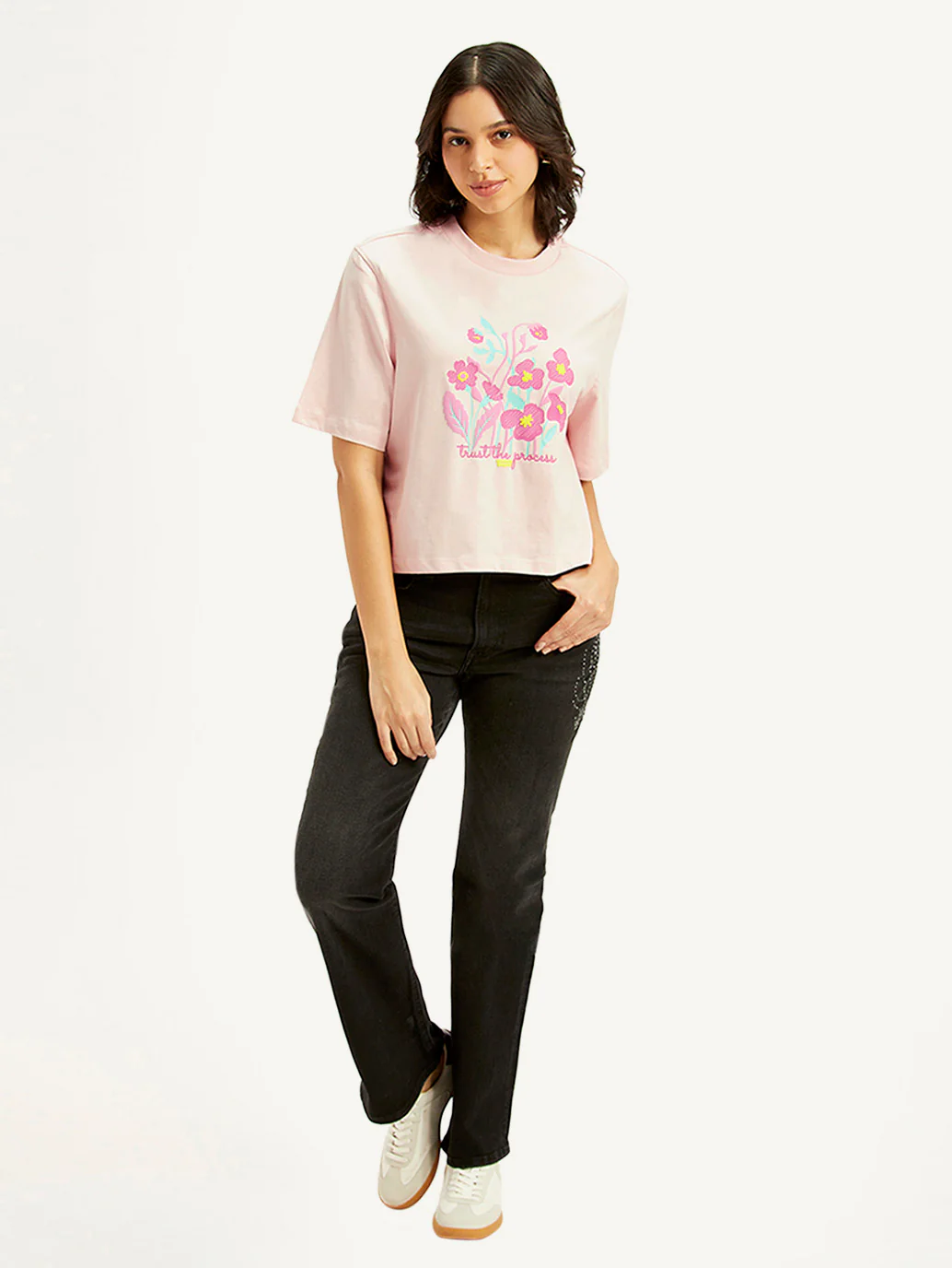 Women's Printed Boxy Fit T-Shirt - Image 5