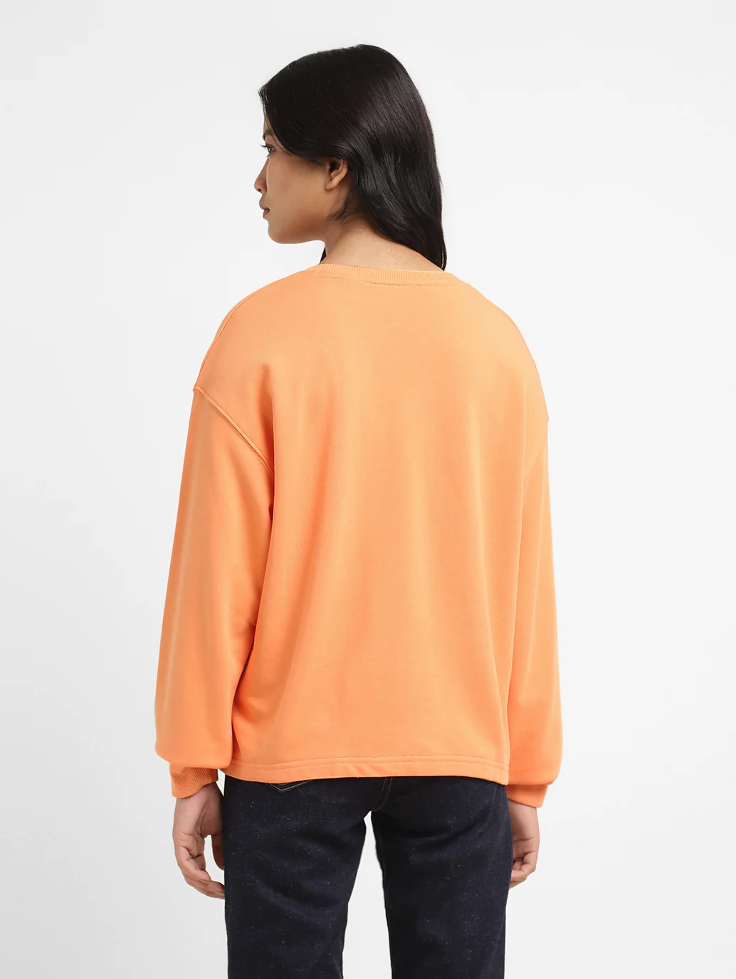 Women's Printed Crew Neck Sweatshirt - Image 2