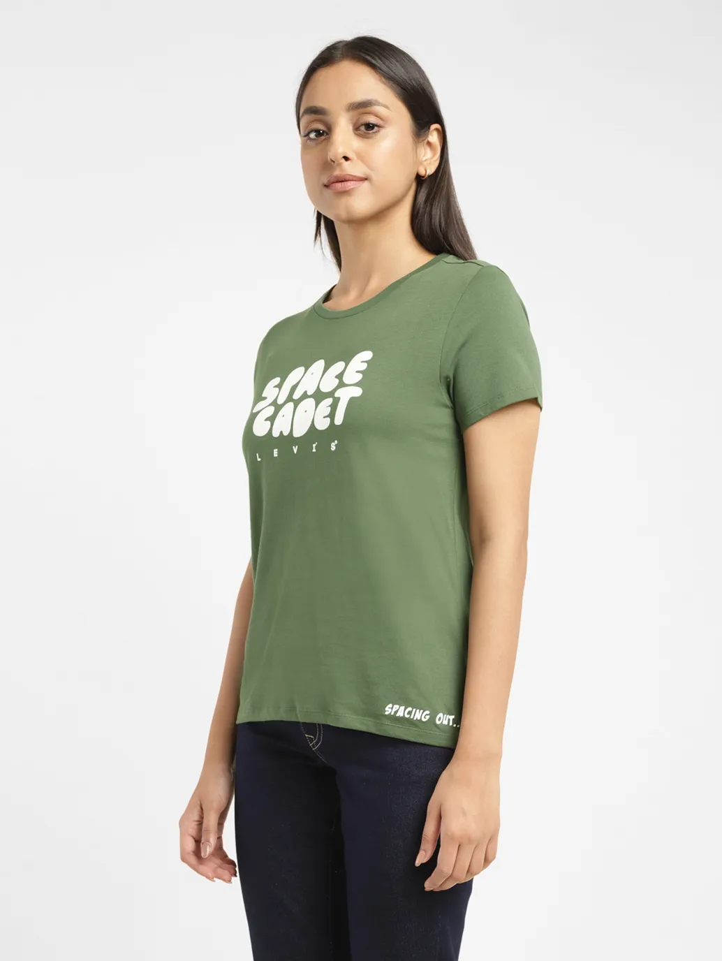 Women's Printed Crew Neck T-shirt - Image 4
