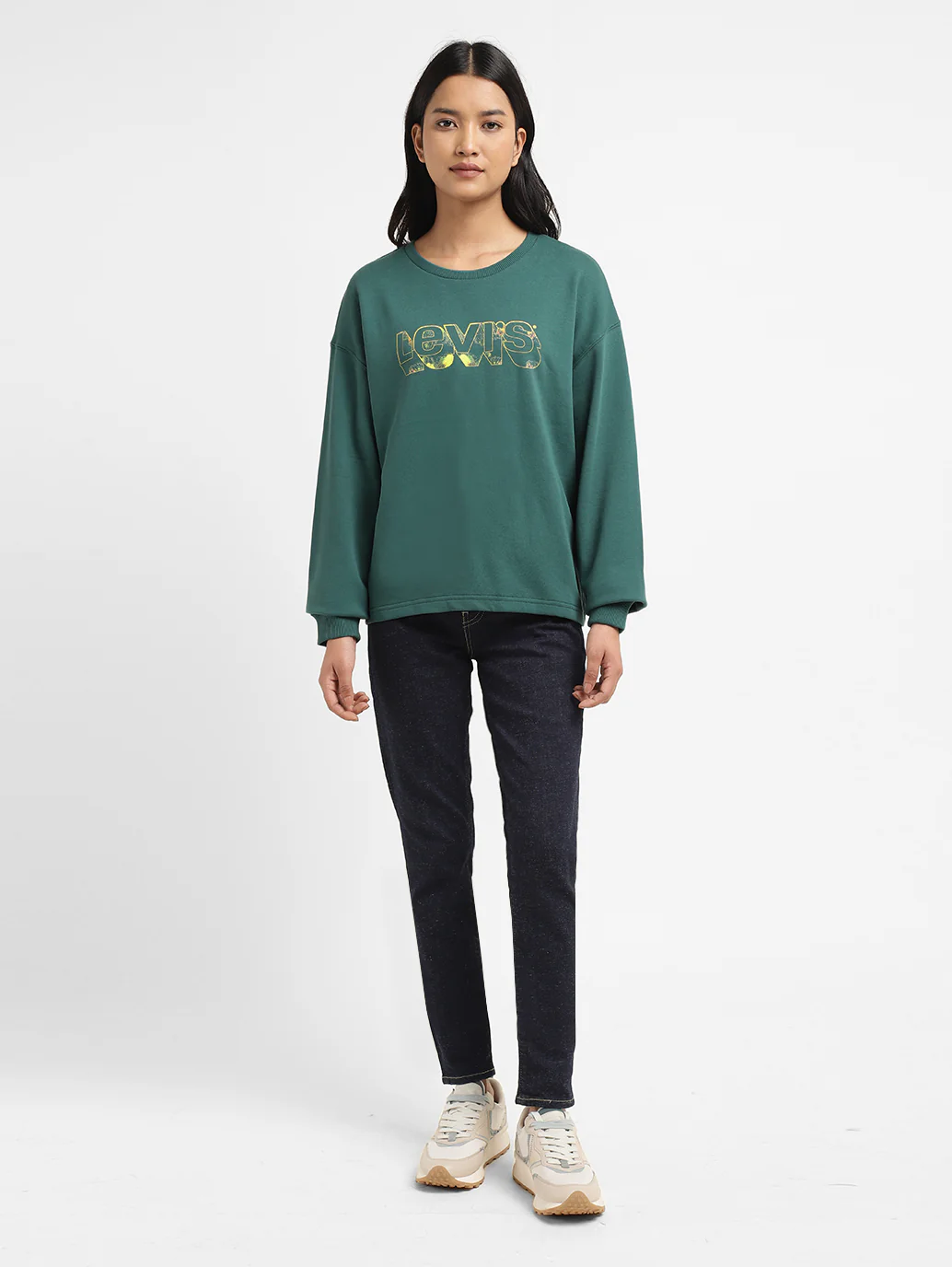 Womens Printed Crew Neck T-Shirt - Image 5