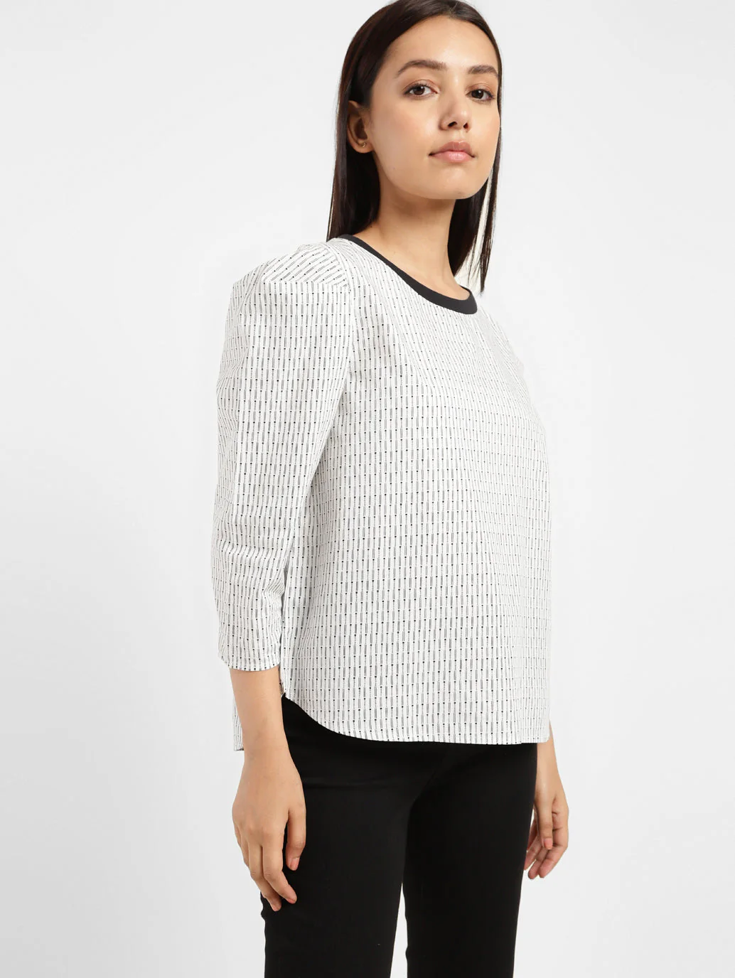 Women's Printed Crew Neck Top - Image 12