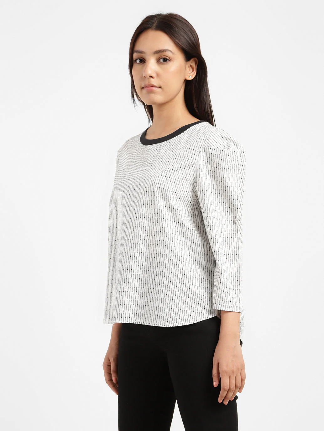Women's Printed Crew Neck Top - Image 6