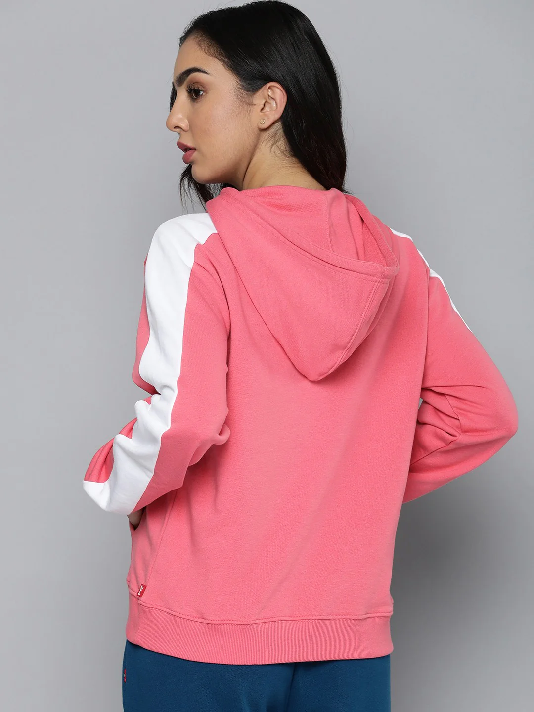 Women's Colorblock Hooded Sweatshirt - Image 2