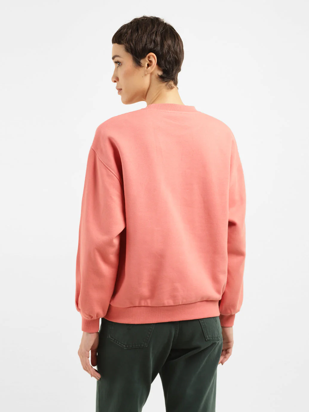 Women's Printed Pink Hooded Sweatshirt - Image 3