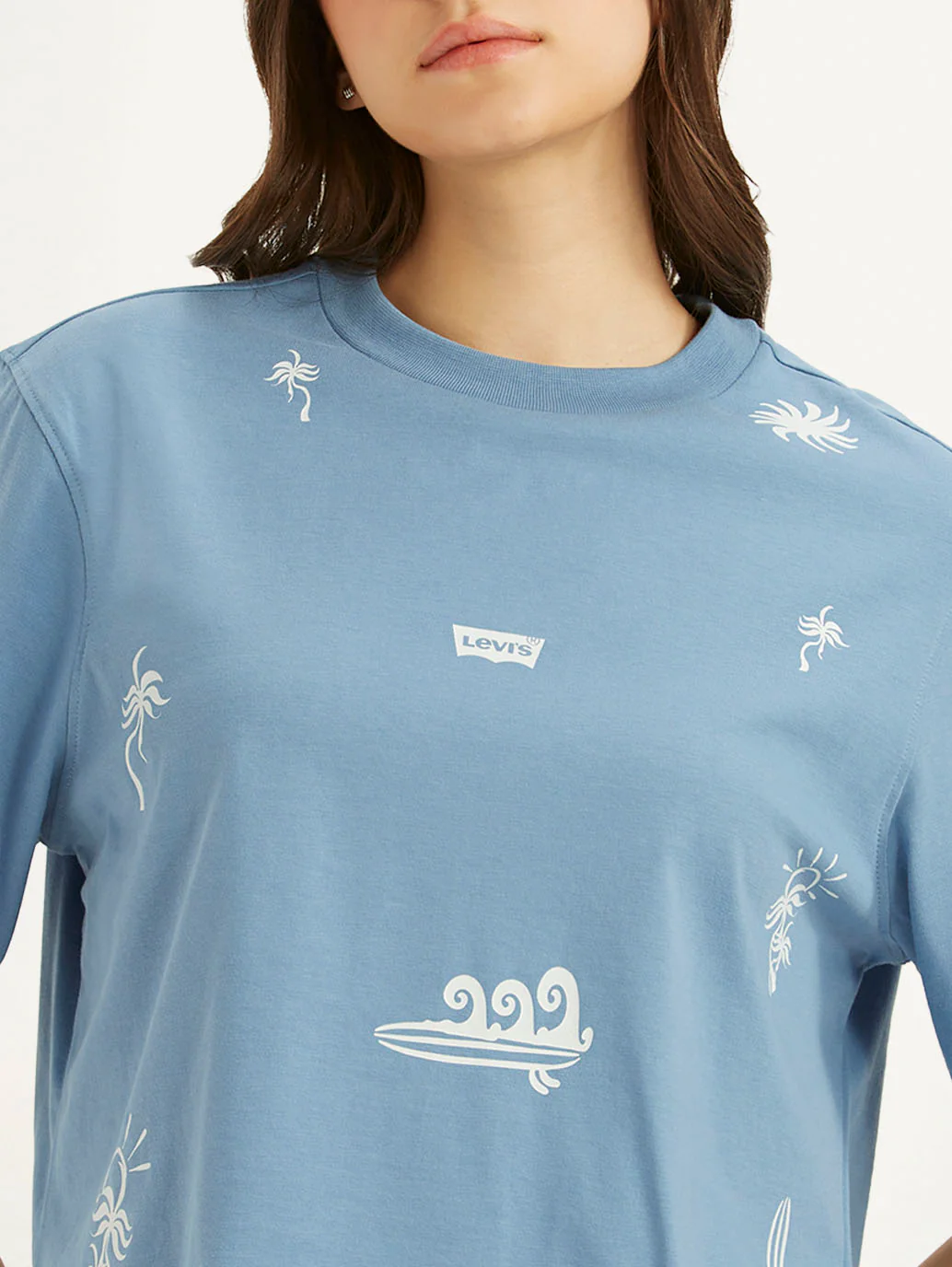 Women's Printed Sporty Fit T-Shirt - Image 4
