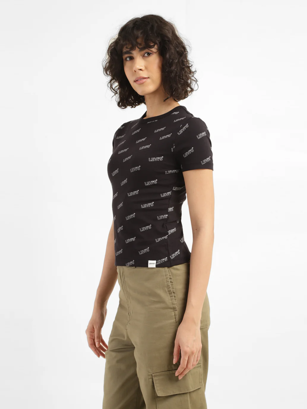 Women's Printed Slim Fit T-shirt - Image 3